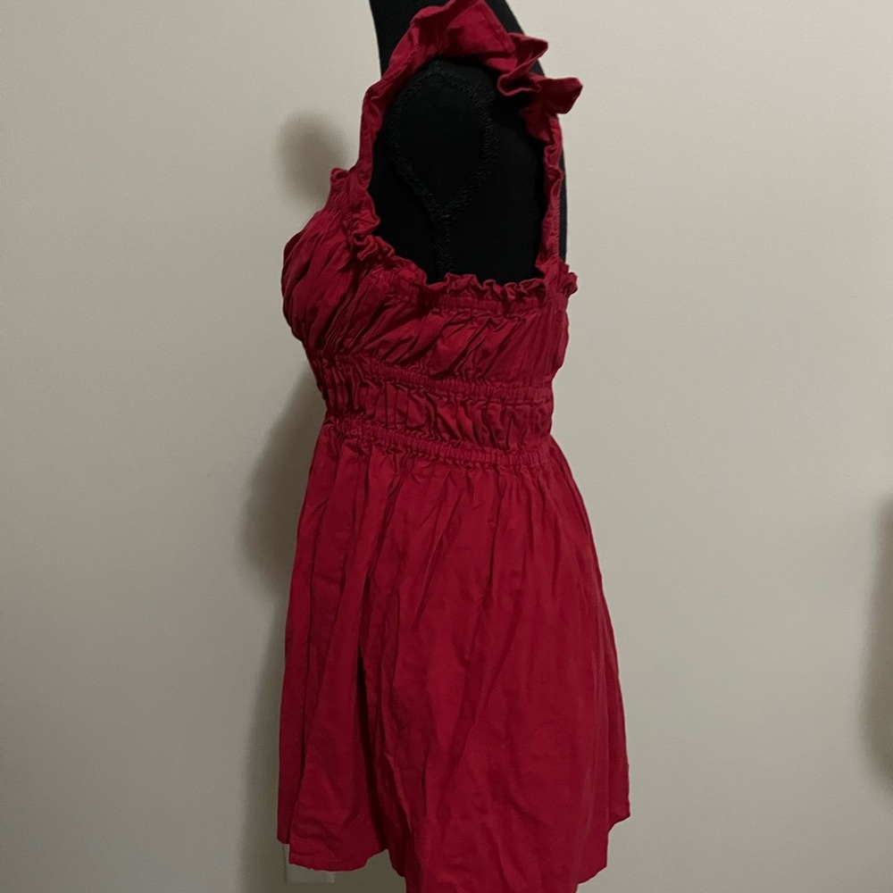 ASOS Red Ruffled Dress - Picture 4 of 7